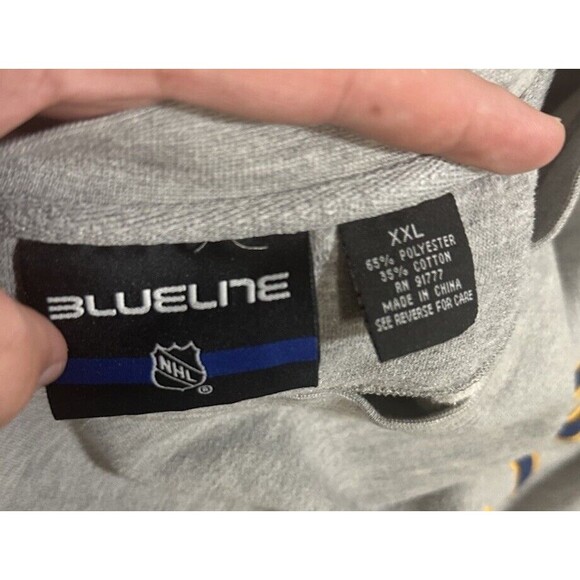 Vintage Blueline St. Louis Blues Crewneck Sweatshirt - Picture 3 of 3